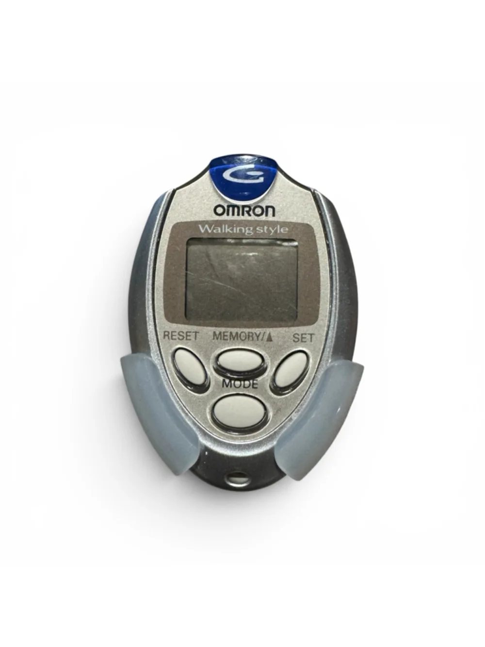 Unisex Omron Walking Style Pedometer One Size Silver Blue